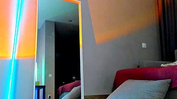 Brunette solo honey shows her masturbating skills