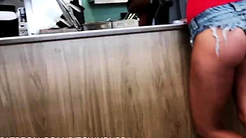 Busty amateur blonde banged in public outdoor