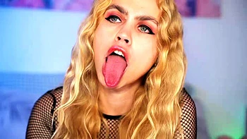 Busty blonde mature solo masturbation for webcam