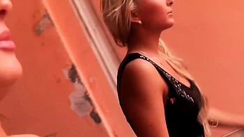 Very hot teen babes go all lesbian