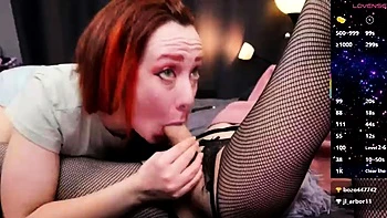 Redhead blowjob amateur slut and masturbate