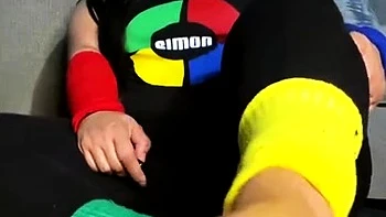 Exotic brunette hardcore foot fetish fuck