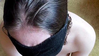 Amateur brunette fucks two big cocks