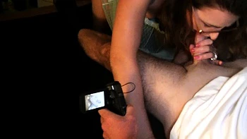 Amateur MILF blowjob cumshot