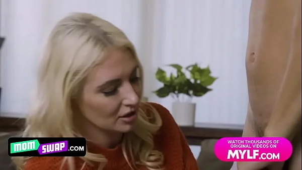 MomSwap - Sexy Stepmoms Warm Up Their Naughty Boys After Snowball Fight - Holiday Special Edition