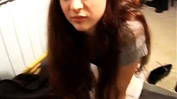 Amateur oral sex and fuck at the attic