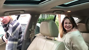 Aurora Squirting In My Car