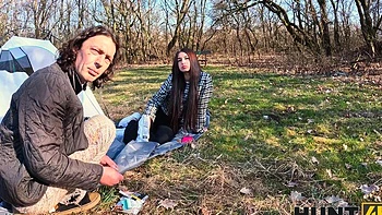 Stanley Johnson and his wife fucked by italian brunette Vanessa Alessia