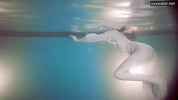 Sasha Vetochka Goes Naked Into The Pool