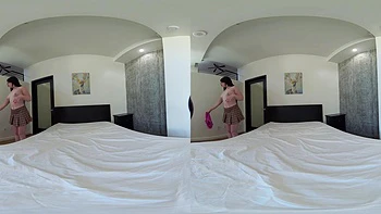 Lola Valentine Fucks Two Much Older Guys