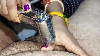 Indian Sneha Bhabhi Hair Remove Rahul Cock