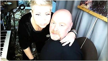 Our Soft Private Show With Gentle Kissing, Nipple Sucking And Fingers In Wet Mature Cunt Of My Wife