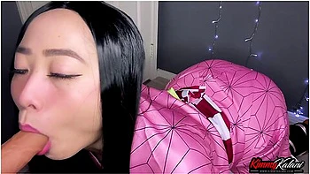 Nezuko Plays & Sucks Your Cock -asmr Demonslayer- Kimmy Kalani
