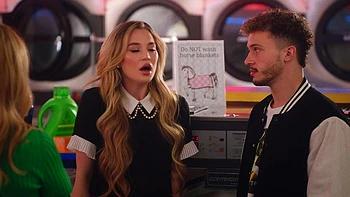 Two girls share huge dick in a hot ffm threesome