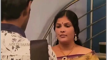 House Wife With Small Boy - Indian Mallu