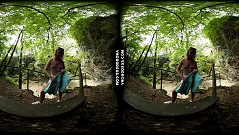 Eyla Moore Finger Masturbating in an Italian Forest