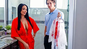 Bitchy French goddess Anissa Kate cheats with a young man