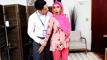 Good busty brunette Abi James nicely penetrated by huge wiener