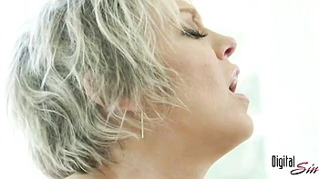 Good doggy style fuck with a silicone tits blonde Dee Williams