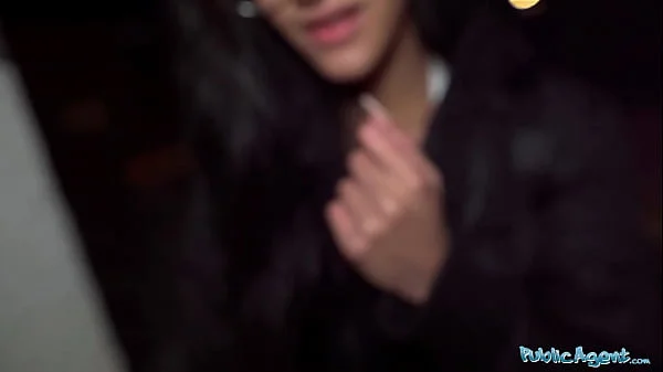 Public Agent Capri Lmonde is fucked hard over a washing machine by a huge cock