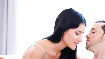 Gorgeous brunette Carolina Guerrero is enjoying intensive penetration