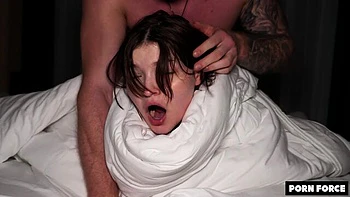 Awesome hardcore doggy style fuck with a short-haired Virgin Butterfly