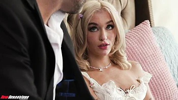 Awesome skinny hottie Emma Rosie fucked in the doggy style