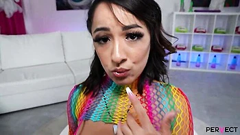 Gorgeous interracial fuck with a hot model Munequita Enfadada