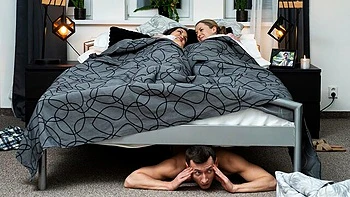 Spicy as hell brunette Kristina Grace likes this hard young dick