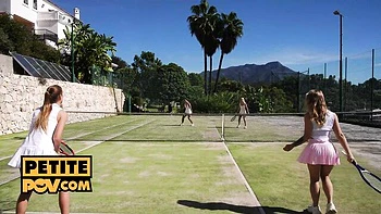 Booty movie with smiling Candee Licious from Its POV