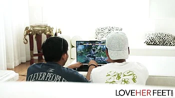 Foot goddess xxx with emotional Candy Scott and Scott from Love Her Feet