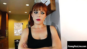 Undressing smut with tempting Penny Pax from Penny Pax Live