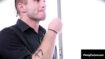 Adorable Penny Pax and Violet Monroe - nathan bronson action - Penny Pax Live