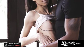 Tough Isiah Maxwell and Alexis Tae at cowgirl movie