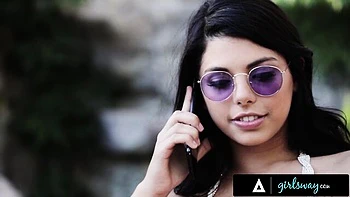 Cute Brandi Love and Gina Valentina's big ass sex