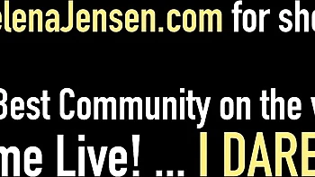 Jelena Jensen featuring Aria Giovanni and Jelena Jensen's pantyhose clip