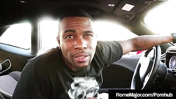 Flashy Rome's deep throat video