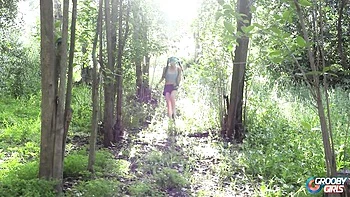 Outdoor dirt with funny Zariah Aura from Grooby Girls