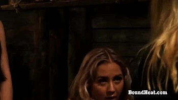 Lesbian whipping movie with extraordinary doxy from Bound Heat