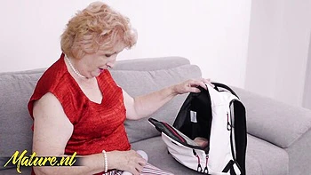 Mature NL featuring Irina Cage's pussy licking video