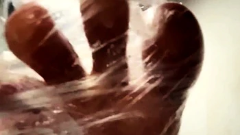 Japanese babe and a cucumber in masturbation fun