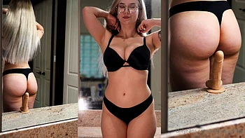 Hot Blondes Ass Loves Toys And Dicks