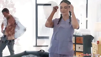 Big tits babe giving client a full nuru massage experience