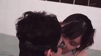 She spreads her legs, straddles him and fucks him in the cowgirl position, cumming inside him.