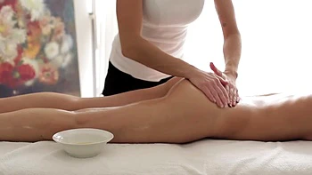 Massage Turns Naughty - Pussy Licking Lesbians