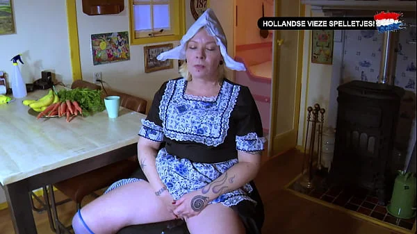 Hollandse Vieze Spelletjes - Full Creampie Scene (With English Subtitles!)