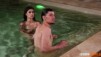 Dirty Double Penetration Spa Orgy with Kira Queen and Billie Star GP1916