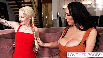 Love Her Boobs - big tits scene