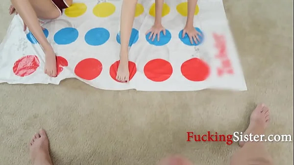 Playing twister with hs teen step sisters - (POV threesome)