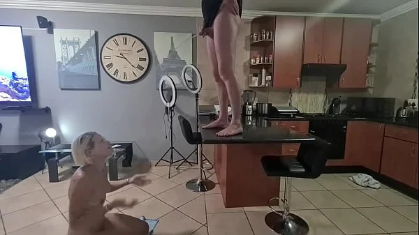 Blonde gets shamed by constantly being used as a cock's personal human toilet | pissing collection